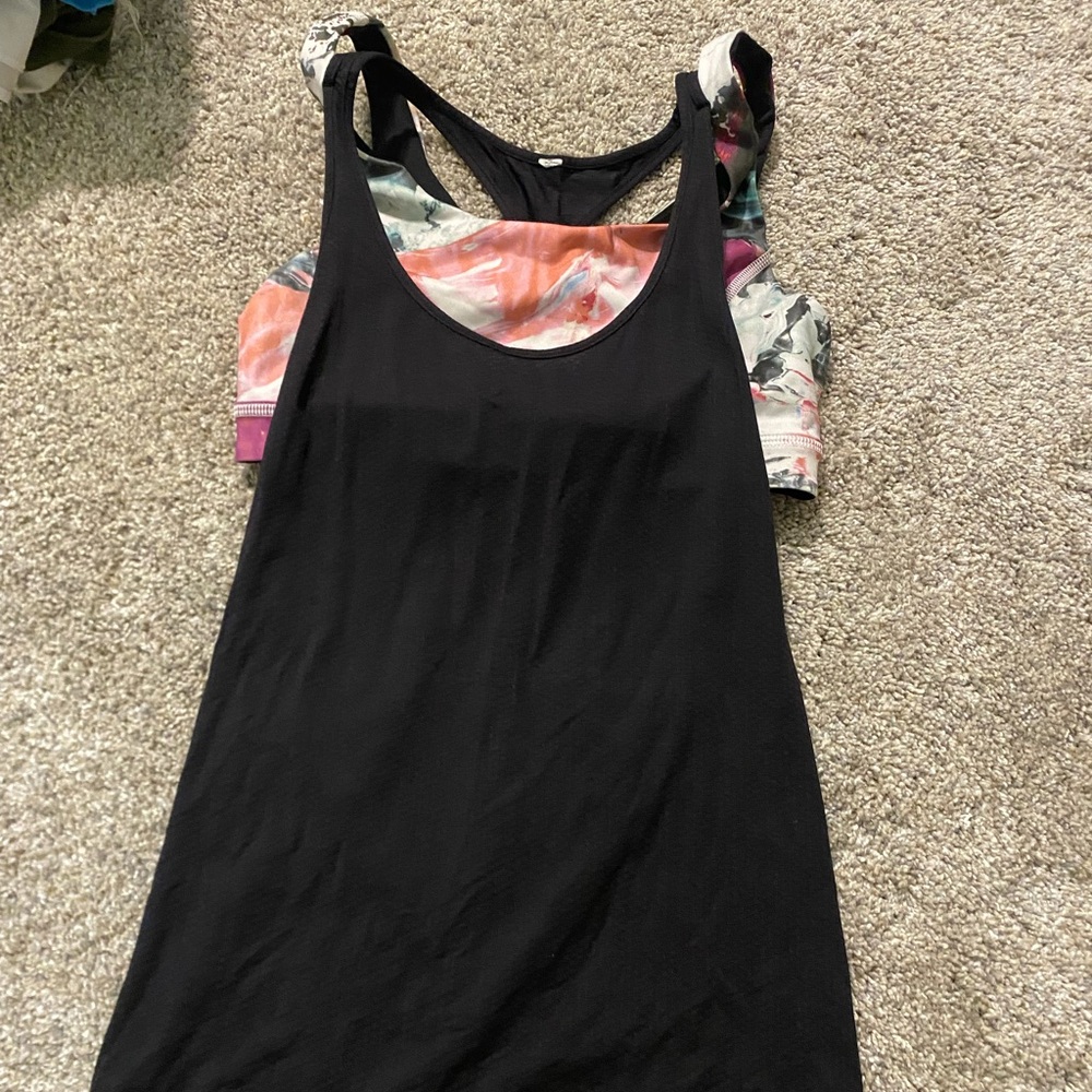 Lululemon tank with sports bra